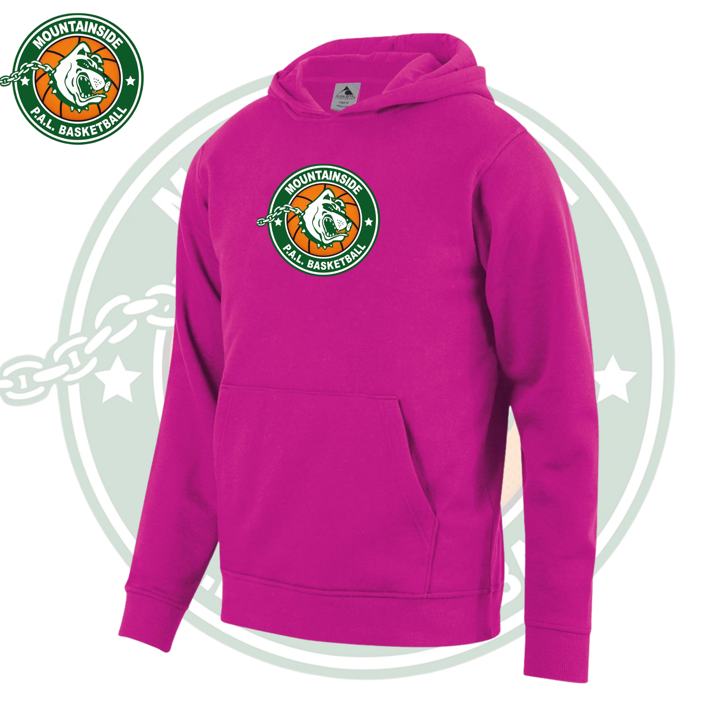 (PAL Logo) Youth 60/40 Fleece Hooded Sweatshirt