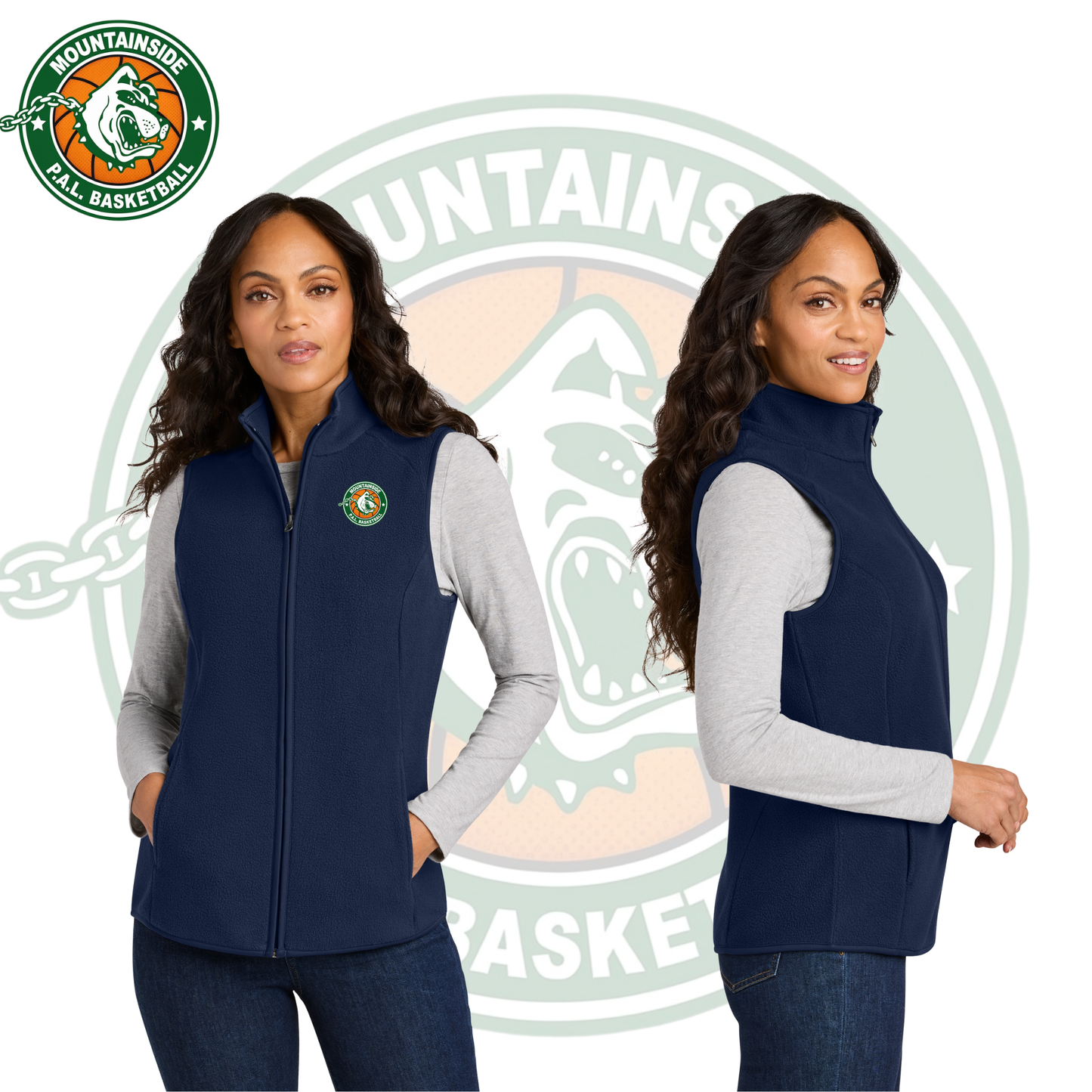 (PAL Logo) Embroidered Women's C-FREE ® Fleece Vest