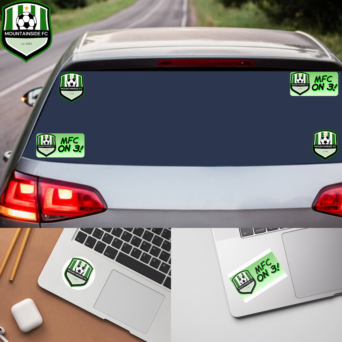 MFC Bumper Stickers (4 Pack)