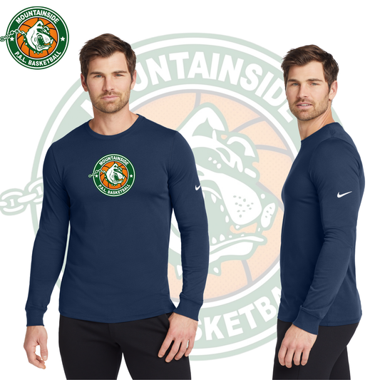 (PAL Logo) Nike Dri-FIT Cotton/Poly Long Sleeve Tee - UNISEX