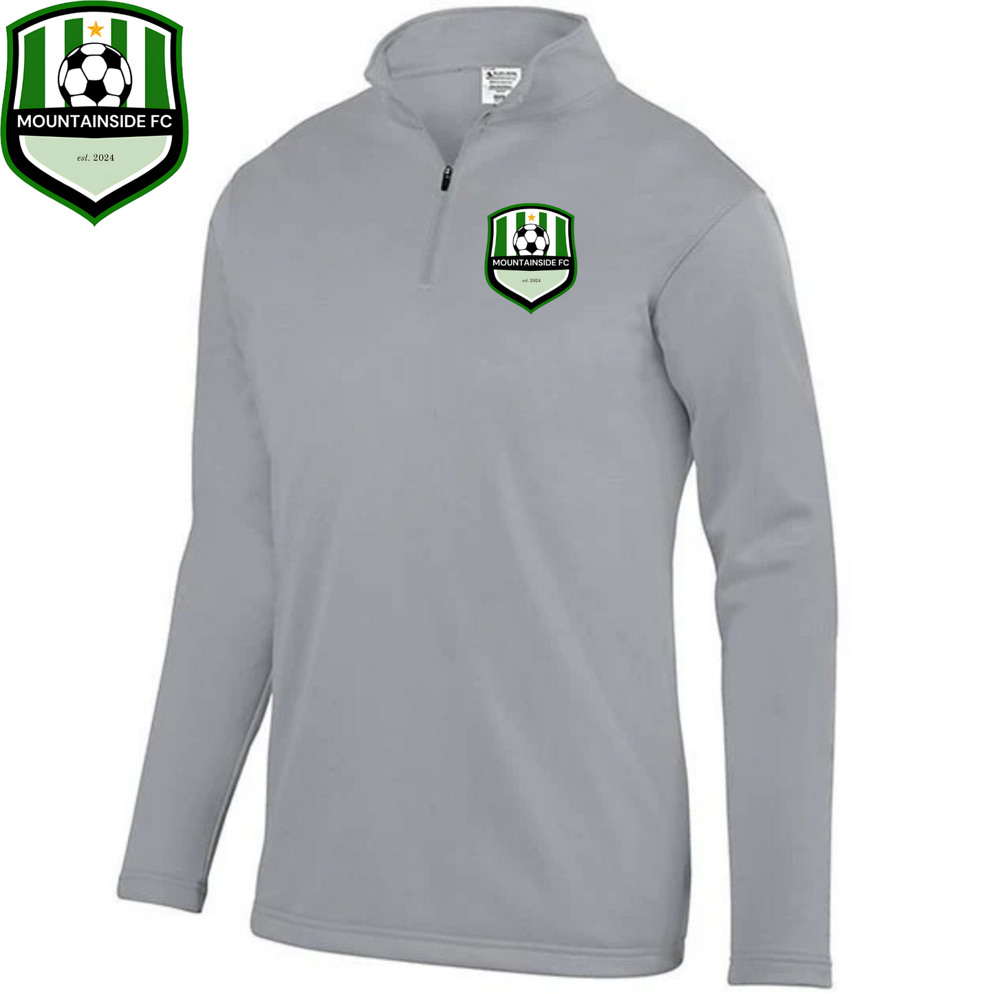 Men's Wicking Fleece Quarter-Zip Pullover