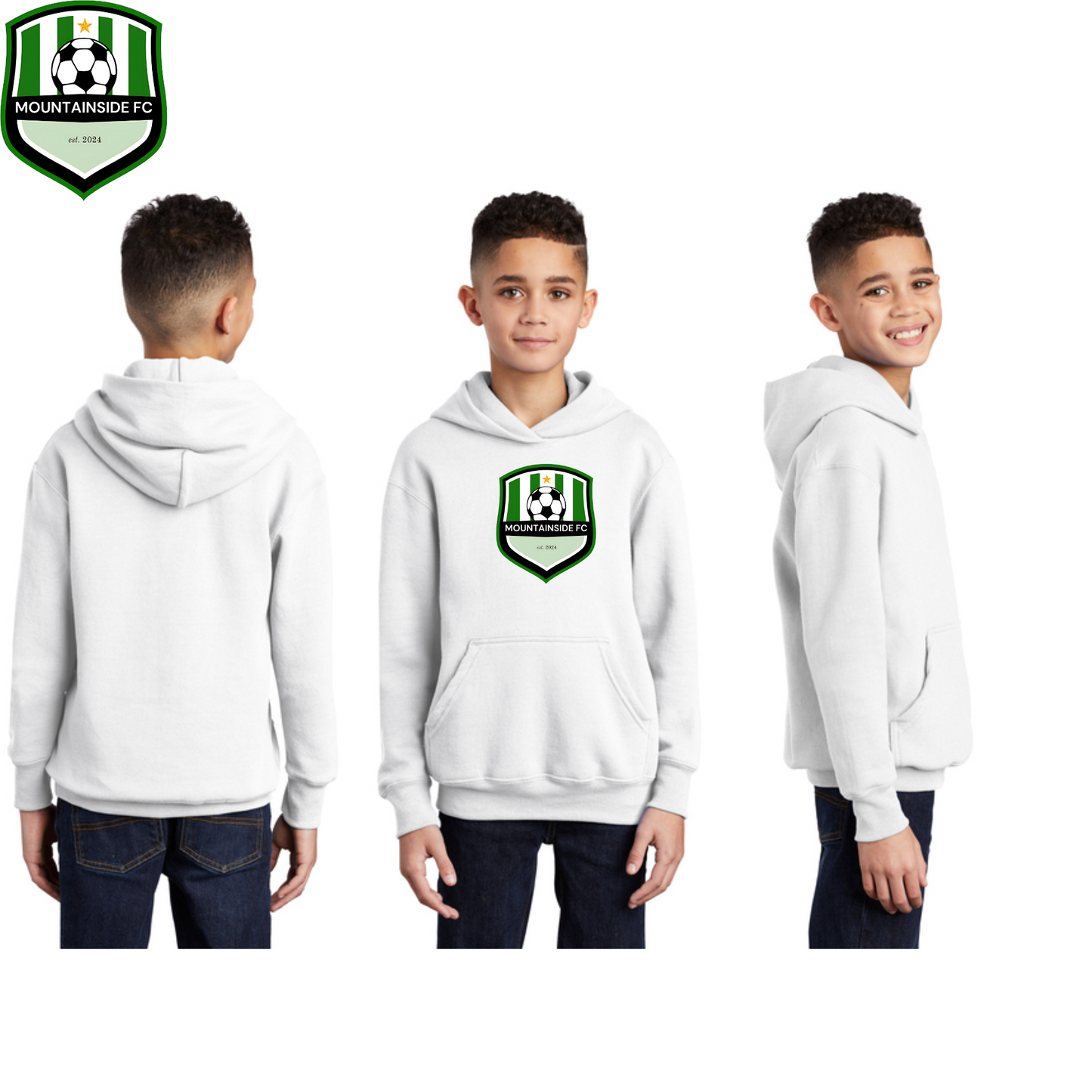 Youth Core Fleece Pullover Hooded Sweatshirt