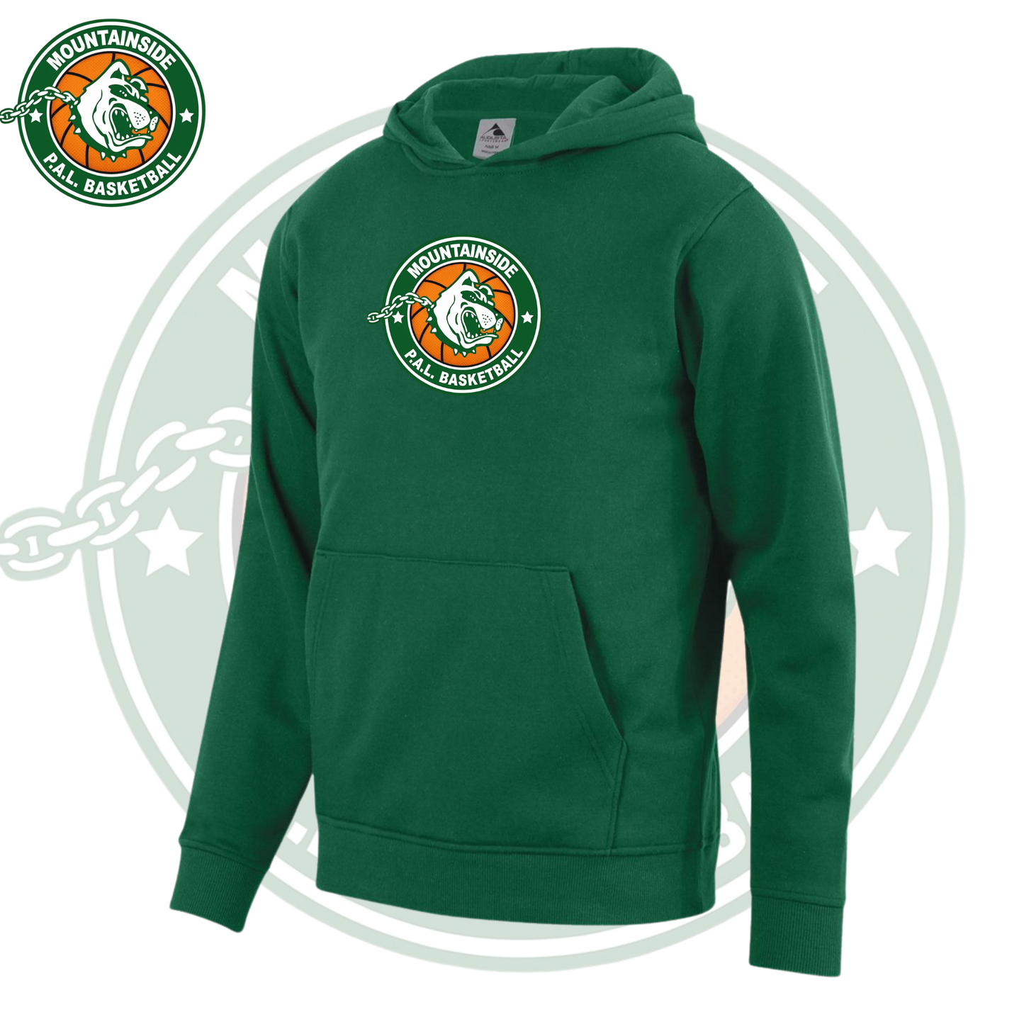 (PAL Logo) Youth 60/40 Fleece Hooded Sweatshirt