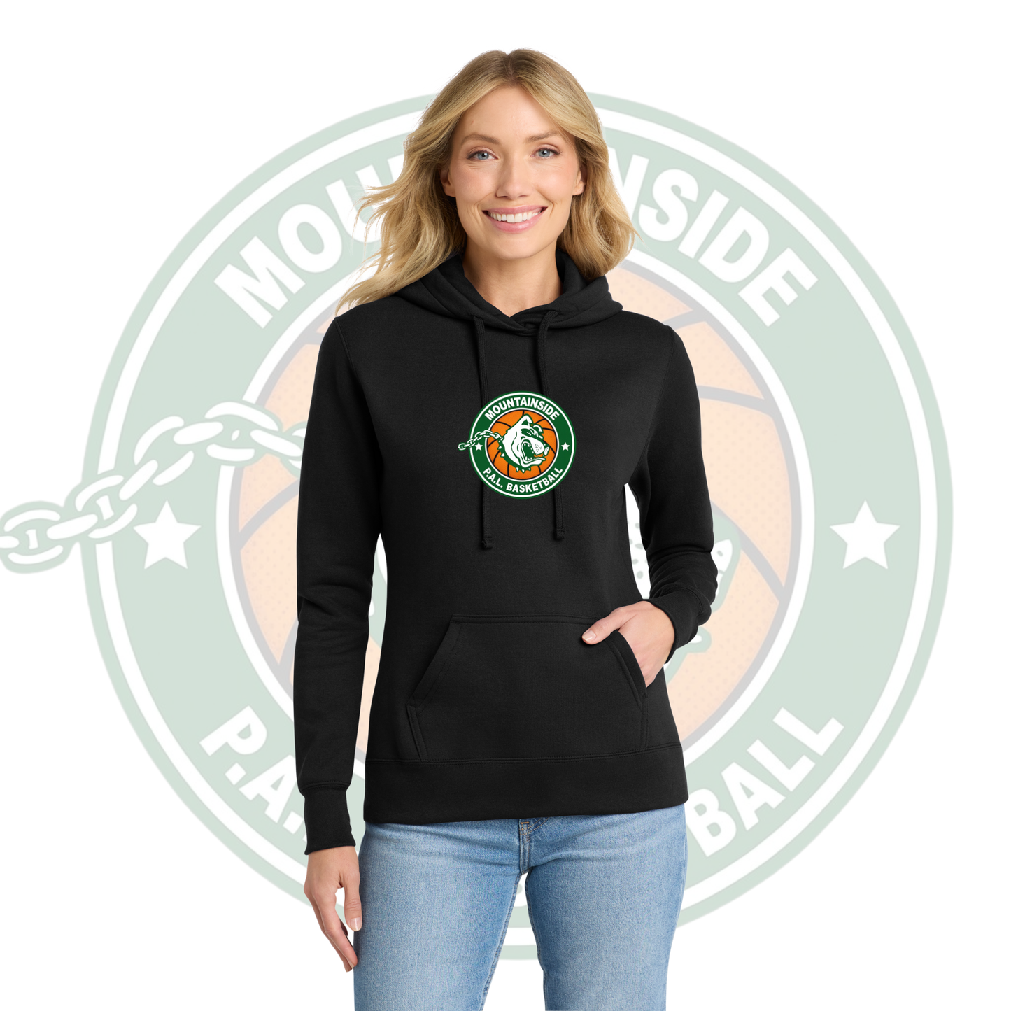 (PAL Logo) Women's Core Fleece Pullover Hooded Sweatshirt