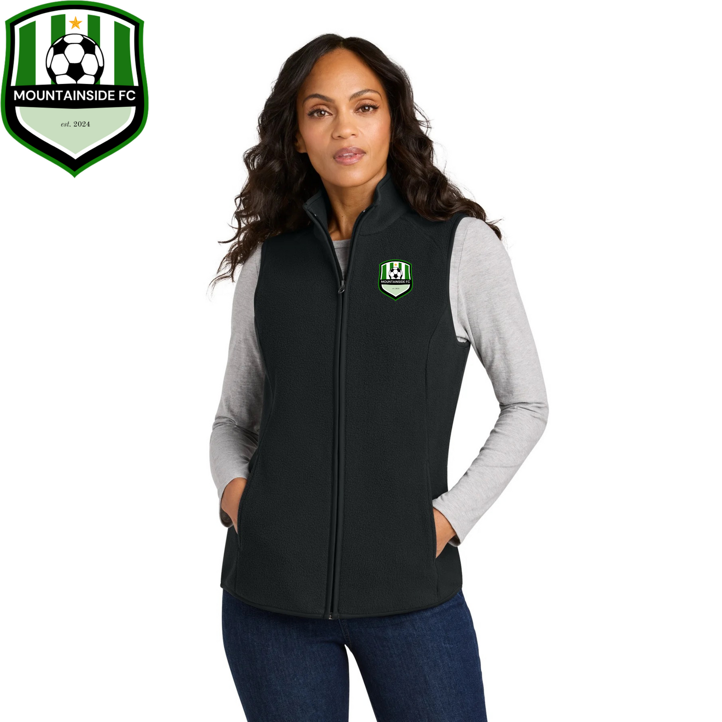 Women's C-FREE ®  Fleece Vest W/ MFC Embroidered Logo