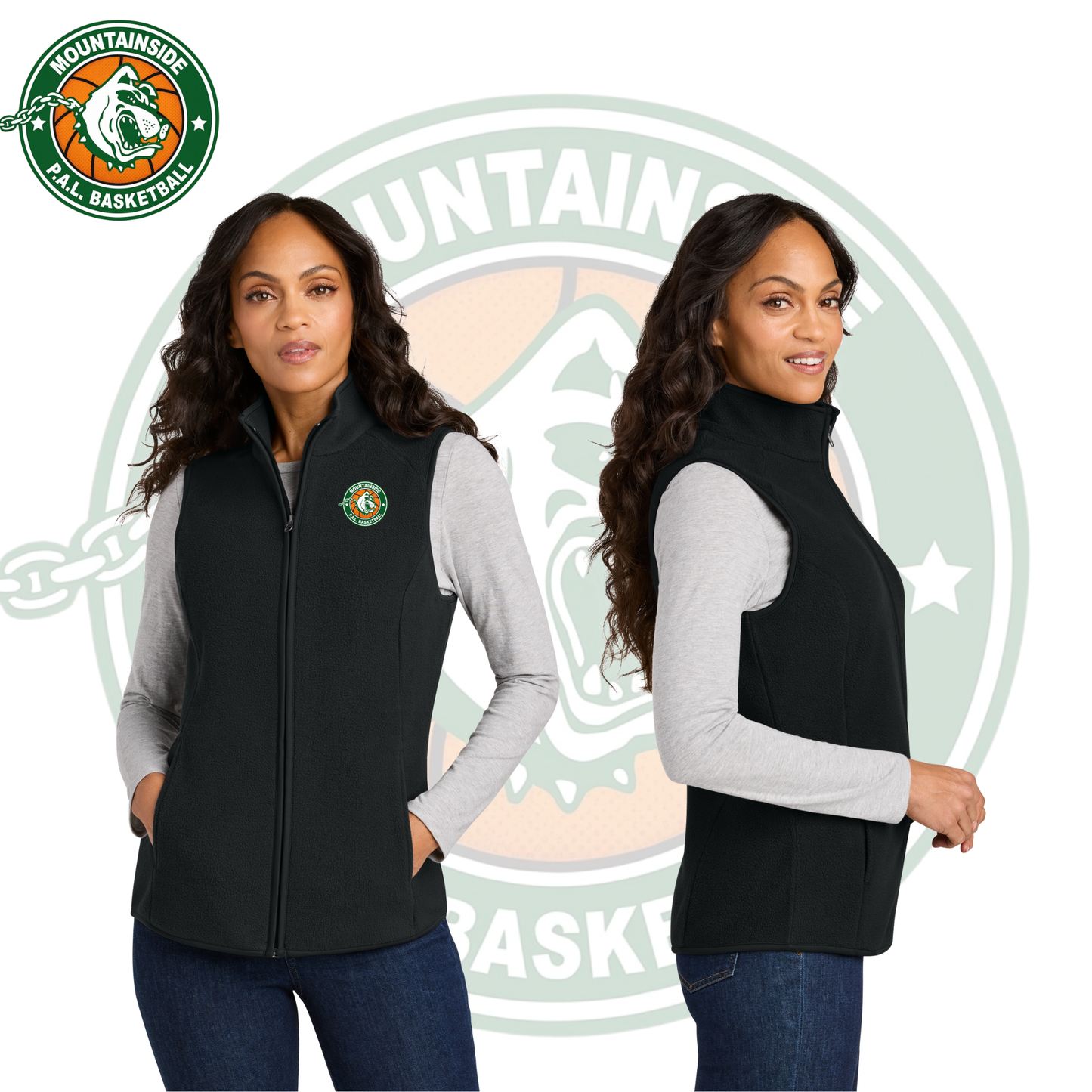 (PAL Logo) Embroidered Women's C-FREE ®  Fleece Vest