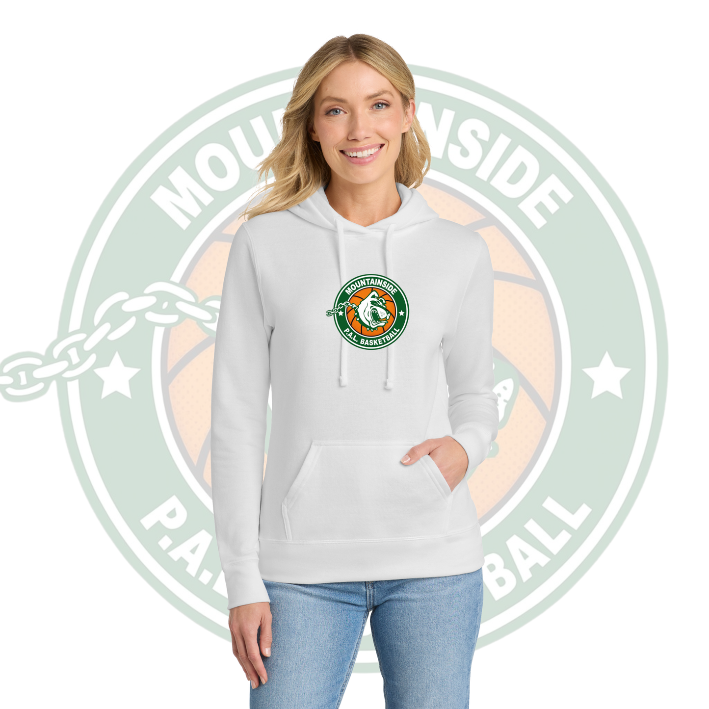 (PAL Logo) Women's Core Fleece Pullover Hooded Sweatshirt