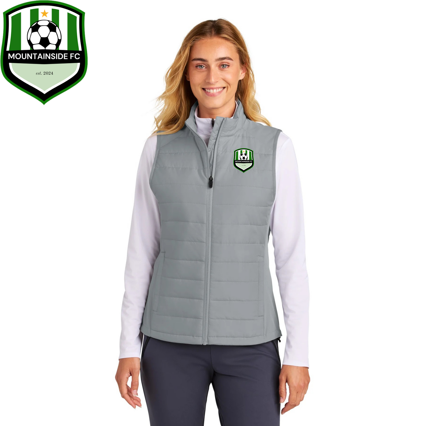 Women's Teknical Hybrid Vest W/ MFC Embroidered Logo