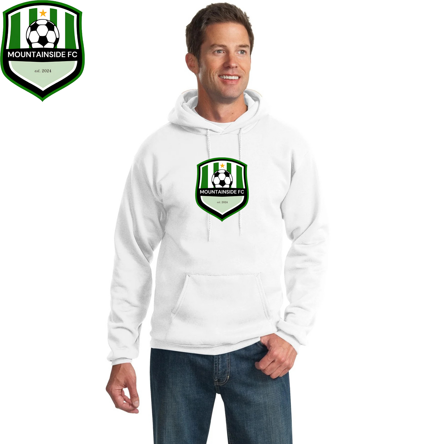 Essential Fleece Pullover Hooded Sweatshirt