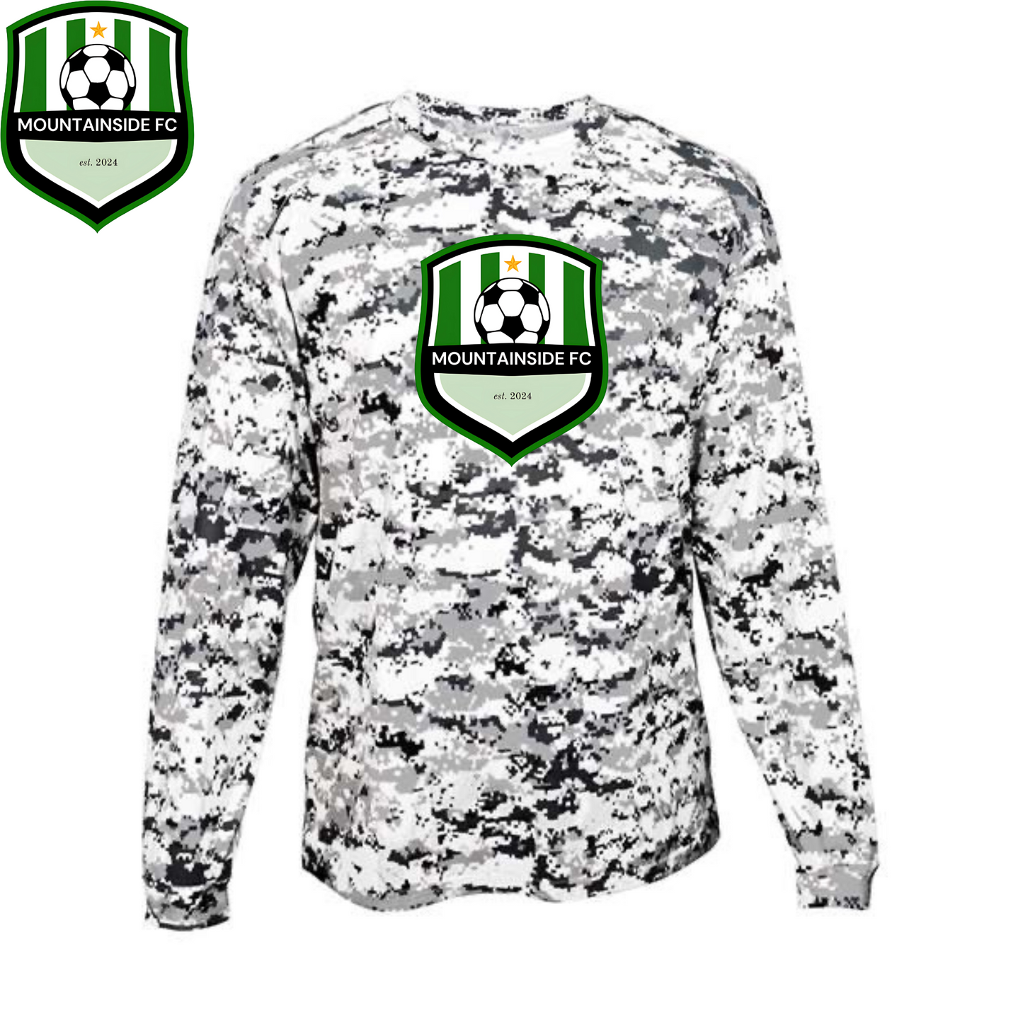 Youth Digital Camo Long Sleeve T-Shirt