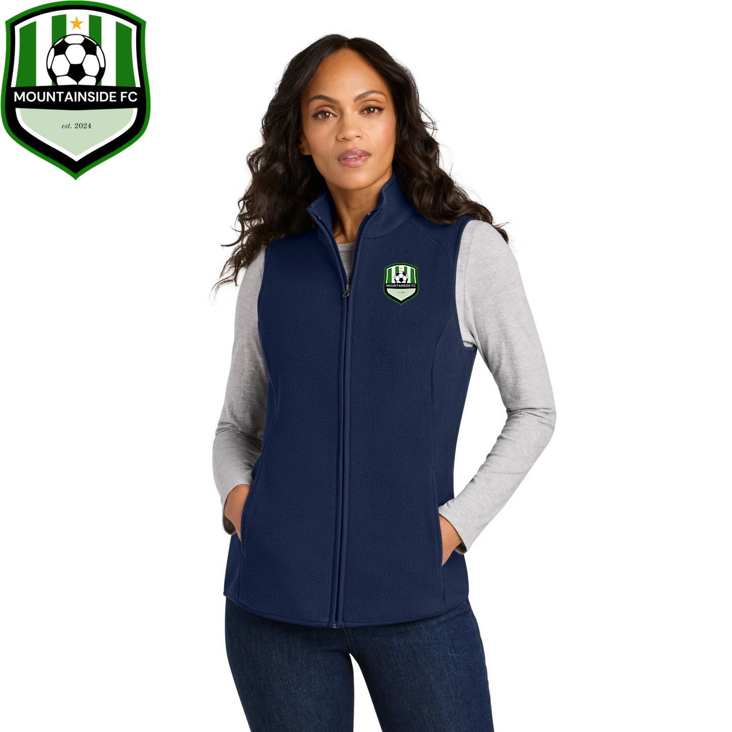 Women's C-FREE ®  Fleece Vest W/ MFC Embroidered Logo