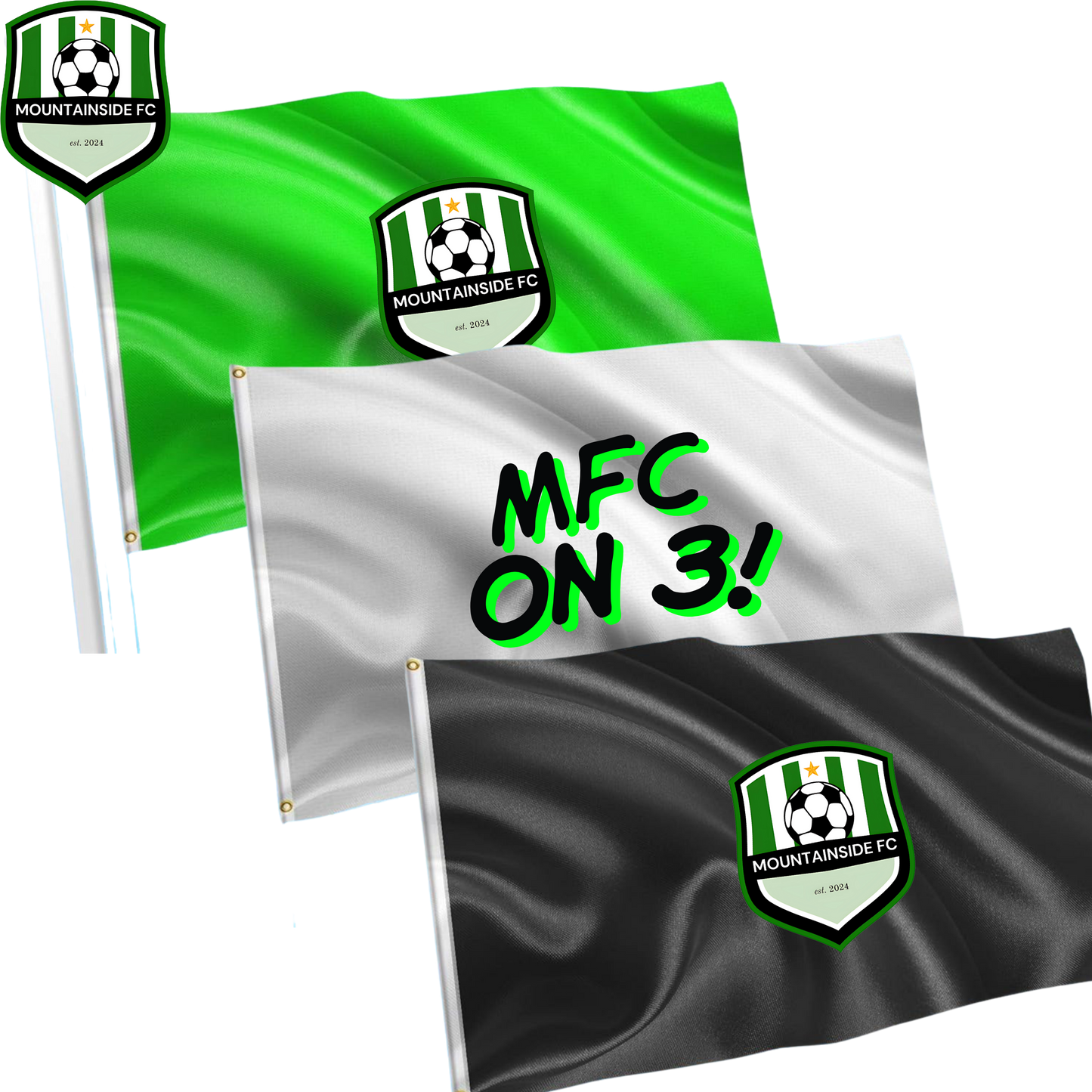 Two Side MFC Team Flag 2X3 Feet