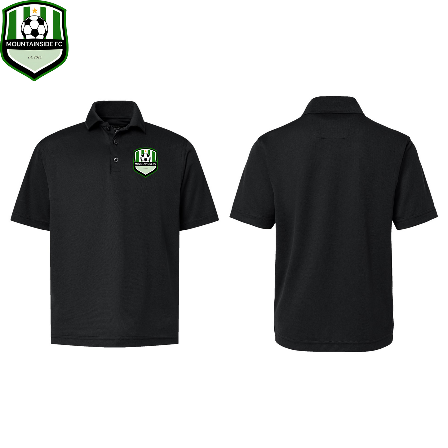 Youth Saratoga Performance Mini Mesh Polo