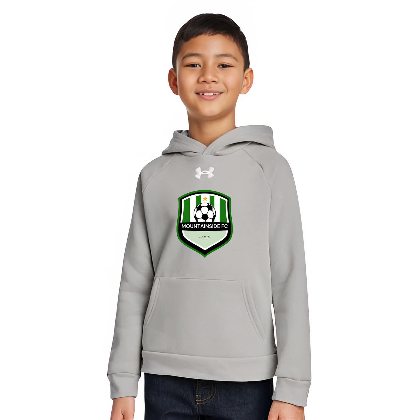 Under Armour Youth Rival Fleece Hooded Sweatshirt