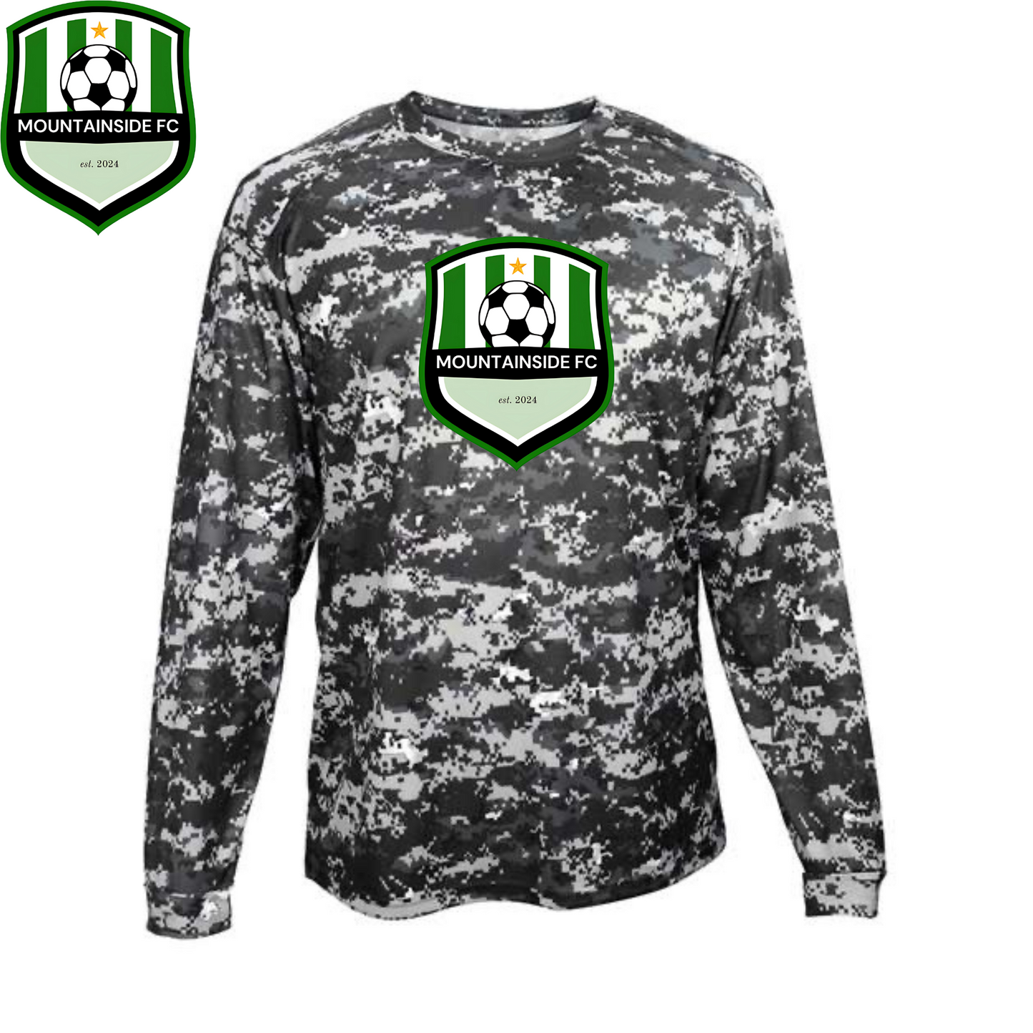 Youth Digital Camo Long Sleeve T-Shirt