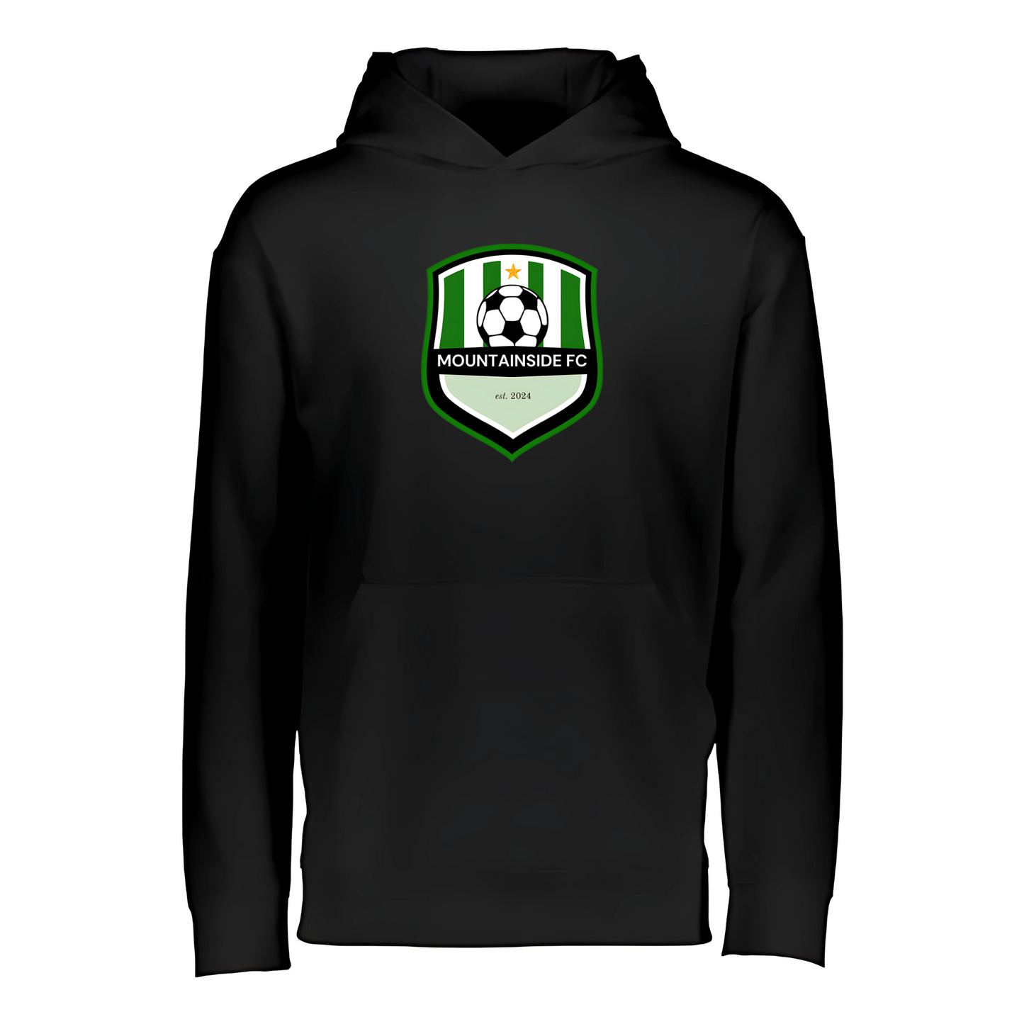 Youth Wicking Fleece Hooded Sweatshirt