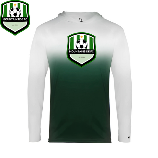 Youth Ombre Hooded Long Sleeve T-Shirt