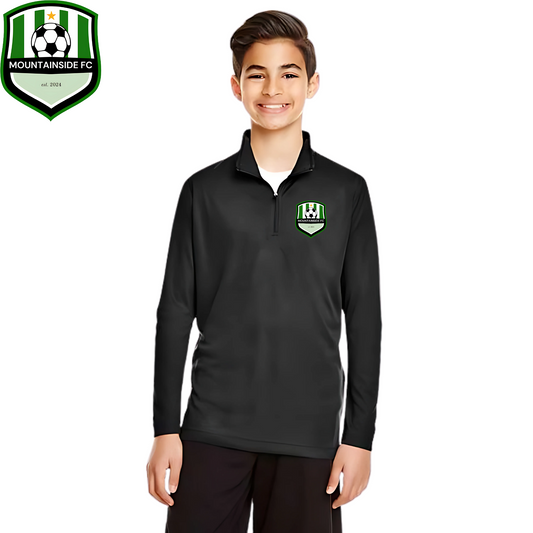 Youth Zone Performance Quarter-Zip Pullover w/ MFC Embroidery