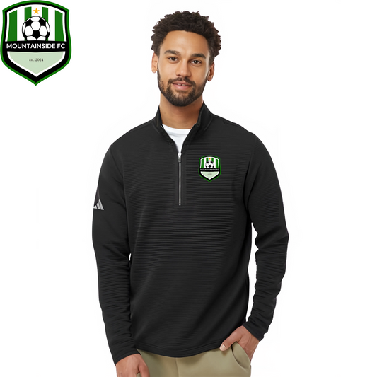 Adidas Men's Spacer Quarter-Zip Pullover w/ MFC Embroidery