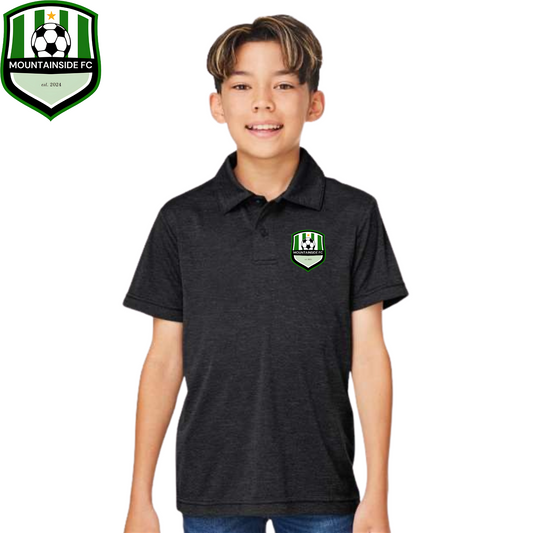 Youth Zone Sonic Heather Performance Polo w/ MFC Embroidery